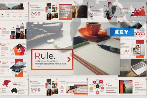 Rule Creative Keynote, Plantilla de Keynote, 07395, Plantillas de presentación — PoweredTemplate.com