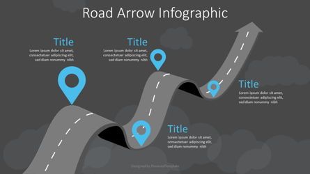 Arrow Roadmap Goes to Sky, Slide 2, 07404, Business Models — PoweredTemplate.com