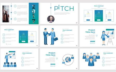 Pitch Deck Business Google Slide, Slide 5, 07406, Presentation Templates — PoweredTemplate.com