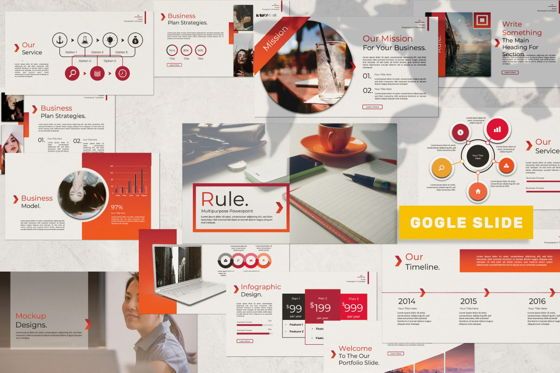 Rule Creative Google Slide, Googleスライドのテーマ, 07408, プレゼンテーションテンプレート — PoweredTemplate.com