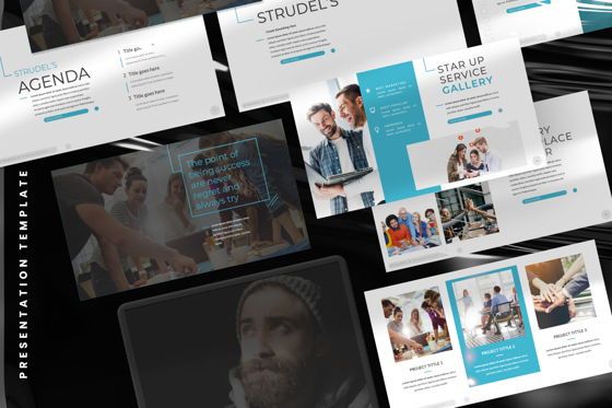 Strudel's Business Google Slide, 幻灯片 8, 07414, 演示模板 — PoweredTemplate.com
