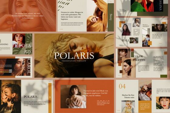 Polaris Creative Powerpoint, Modelo do PowerPoint, 07420, Modelos de Apresentação — PoweredTemplate.com