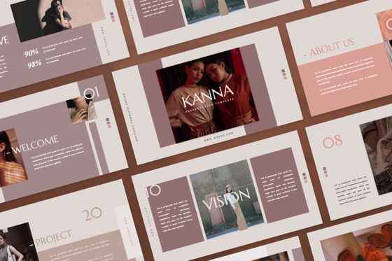 Kanna Creative Brand Powerpoint, 幻灯片 2, 07433, 演示模板 — PoweredTemplate.com