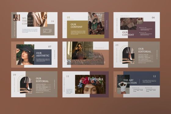 Kanna Creative Brand Powerpoint, Slide 3, 07433, Presentation Templates — PoweredTemplate.com