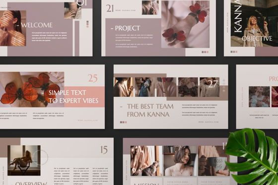 Kanna Creative Brand Powerpoint, Dia 4, 07433, Presentatie Templates — PoweredTemplate.com
