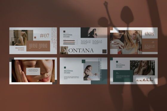 Montana Brand Keynote, Dia 2, 07444, Presentatie Templates — PoweredTemplate.com