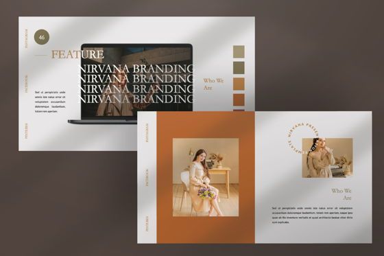 Nirvana Brand Powerpoint, Diapositiva 10, 07456, Plantillas de presentación — PoweredTemplate.com