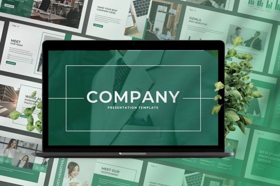Company Business Powerpoint, Slide 2, 07465, Presentation Templates — PoweredTemplate.com