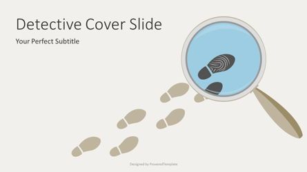 Detective Cover Slide, Slide 2, 07471, Modelli Presentazione — PoweredTemplate.com