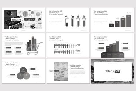 Black and White - PowerPoint Template, Deslizar 5, 07473, Modelos de Apresentação — PoweredTemplate.com