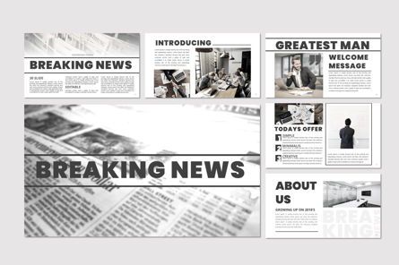 Breaking News - Keynote Template, スライド 2, 07481, プレゼンテーションテンプレート — PoweredTemplate.com