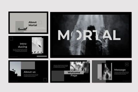 Mortal - Keynote Template, Slide 2, 07520, Presentation Templates — PoweredTemplate.com