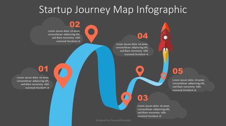 Startup Journey Map Infographic, Folie 2, 07557, Infografiken — PoweredTemplate.com