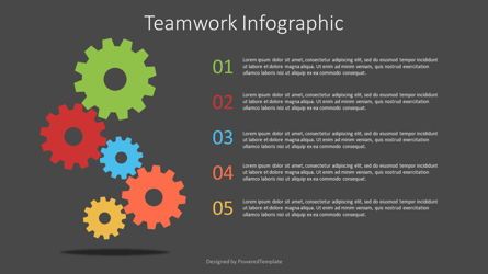 Teamwork Infographic, Deslizar 2, 07566, Infográficos — PoweredTemplate.com