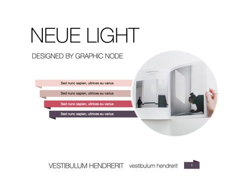 Neue Light Keynote Presentation Template, Diapositiva 12, 07572, Plantillas de presentación — PoweredTemplate.com