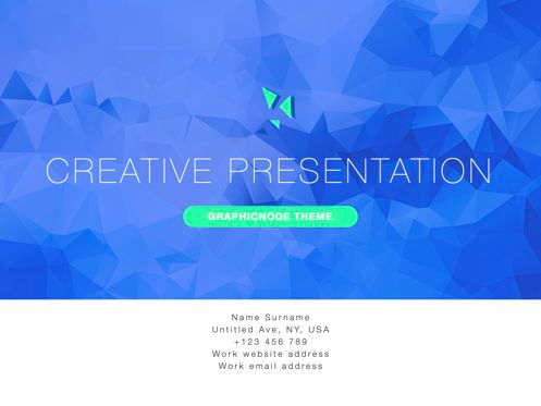 Polygonized Keynote Presentation Template, 幻灯片 14, 07574, 演示模板 — PoweredTemplate.com