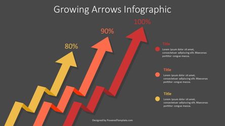 Growing Arrows Infographic, Slide 2, 07590, Infographics — PoweredTemplate.com
