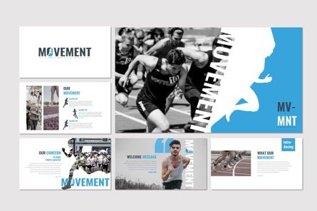 Movement - PowerPoint Template, スライド 2, 07602, プレゼンテーションテンプレート — PoweredTemplate.com