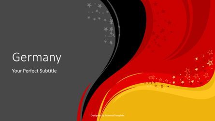 Happy Germany Independent Day Cover Slide, Diapositive 2, 07630, Modèles de présentations — PoweredTemplate.com