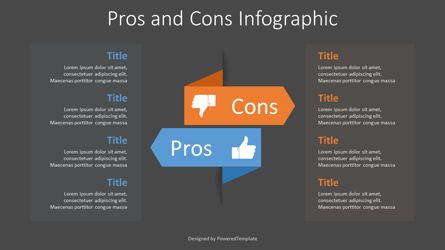 Pros and Cons Infographic, Slide 2, 07658, Business Models — PoweredTemplate.com