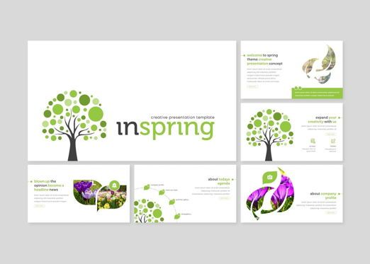 Inspring - PowerPoint Template, 슬라이드 2, 07664, 프레젠테이션 템플릿 — PoweredTemplate.com