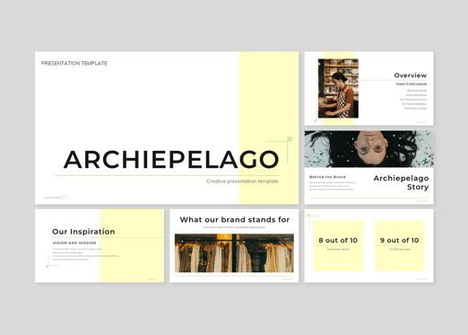 Archiepelago - Powerpoint Template, Slide 2, 07697, Presentation Templates — PoweredTemplate.com