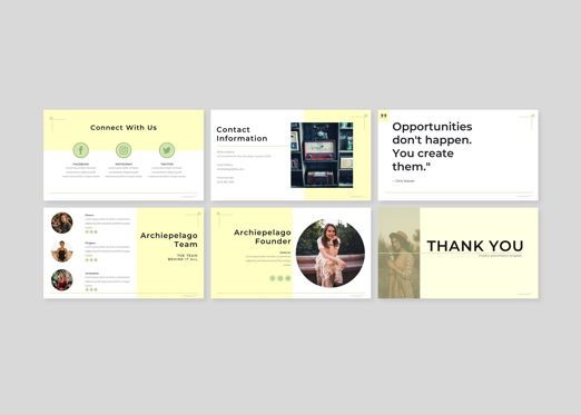 Archiepelago - Google Slides Template, スライド 5, 07701, プレゼンテーションテンプレート — PoweredTemplate.com