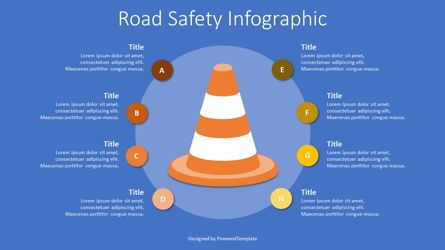 Road Safety Infographic, Folie 2, 07710, Infografiken — PoweredTemplate.com