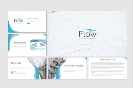 Flow - PowerPoint Template, スライド 2, 07720, プレゼンテーションテンプレート — PoweredTemplate.com