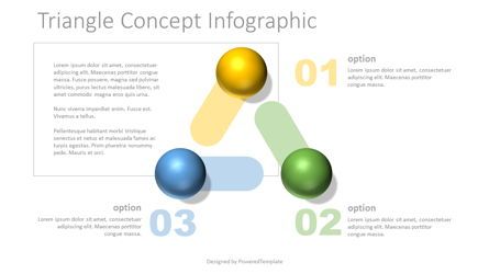 Triangle Shape Concept Infographic, スライド 2, 07722, 教育＆トレーニング — PoweredTemplate.com