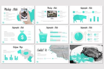 Dish - Google Slides Template, Diapositiva 5, 07724, Plantillas de presentación — PoweredTemplate.com