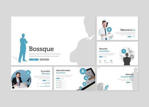 Bossque - PowerPoint Template, 슬라이드 2, 07726, 프레젠테이션 템플릿 — PoweredTemplate.com