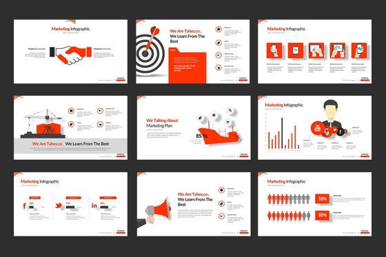 Tahes Co PowerPoint Template, Slide 10, 07733, Business Models — PoweredTemplate.com