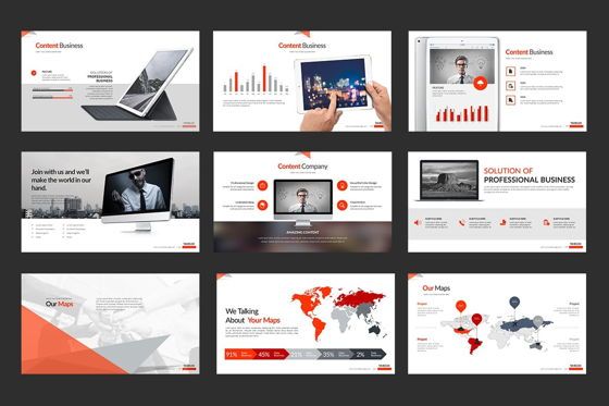 Tahes Co PowerPoint Template, Slide 13, 07733, Business Models — PoweredTemplate.com
