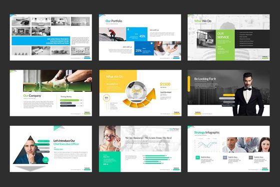 Tahes Co PowerPoint Template, Slide 16, 07733, Business Models — PoweredTemplate.com