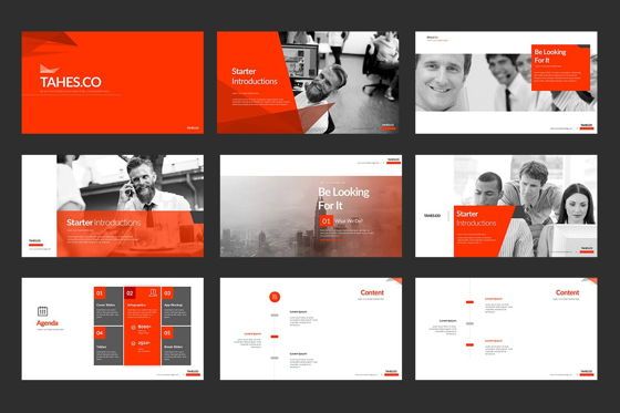 Tahes Co PowerPoint Template, Slide 2, 07733, Business Models — PoweredTemplate.com