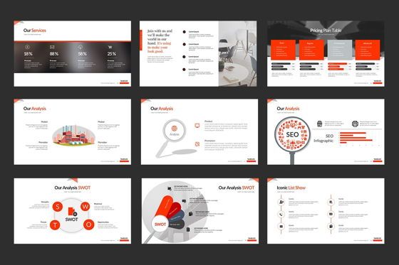 Tahes Co PowerPoint Template, Slide 8, 07733, Business Models — PoweredTemplate.com