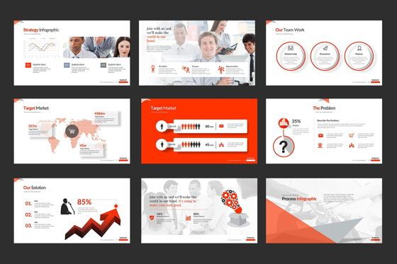 Tahes Co PowerPoint Template, Slide 9, 07733, Business Models — PoweredTemplate.com