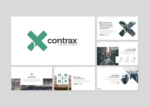 Contrax - Keynote Template, Diapositiva 2, 07742, Plantillas de presentación — PoweredTemplate.com