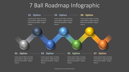 7 Ball Roadmap Infographic, Grátis Tema do Google Slides, 07745, Infográficos — PoweredTemplate.com