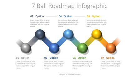 7 Ball Roadmap Infographic, Deslizar 2, 07745, Infográficos — PoweredTemplate.com