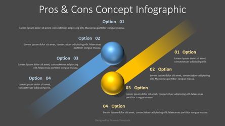Pros and Cons Concept, 무료 Google 슬라이드 테마, 07748, 인포메이션 그래픽 — PoweredTemplate.com