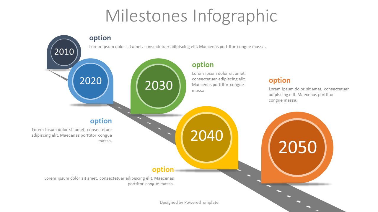 Milestones Concept Infographics Free Presentation Template For Google 