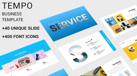 TEMPO Business Googleslide Template, 파워 포인트 템플릿, 07836, 프레젠테이션 템플릿 — PoweredTemplate.com