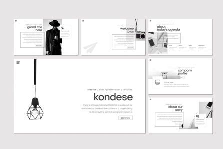 Kondese - Keynote Template, Slide 2, 07854, Presentation Templates — PoweredTemplate.com