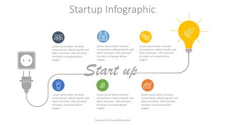 Startup Development Concept Infographic, Slide 2, 07868, Shapes — PoweredTemplate.com