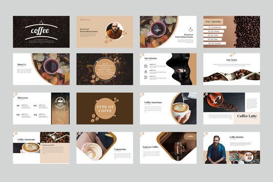 Coffee Keynote Templates, Diapositiva 2, 07892, Modelos de negocios — PoweredTemplate.com