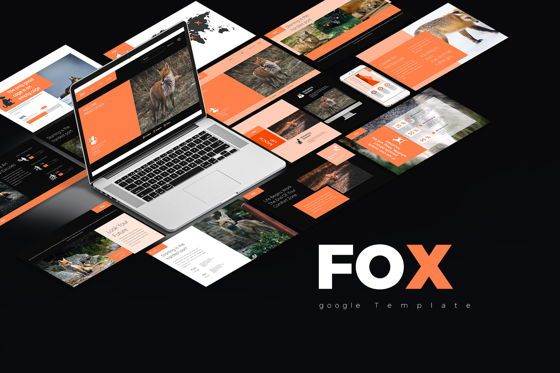 Fox PowerPoint Presentation, 파워 포인트 템플릿, 07901, 비즈니스 모델 — PoweredTemplate.com
