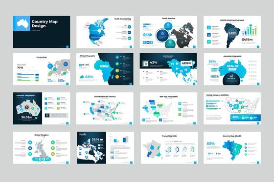 Country Map Keynote Templates, Diapositiva 2, 07925, Modelos de negocios — PoweredTemplate.com