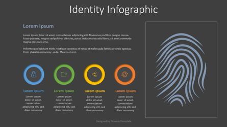 Identity Infographic with 3 Options, 슬라이드 2, 07935, 인포메이션 그래픽 — PoweredTemplate.com